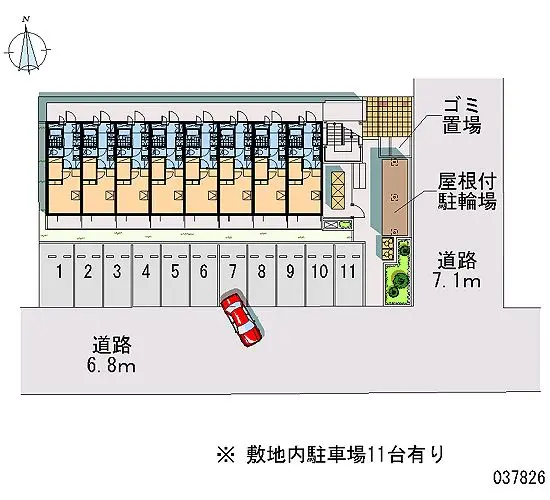 ★手数料０円★三郷市高州 月極駐車場